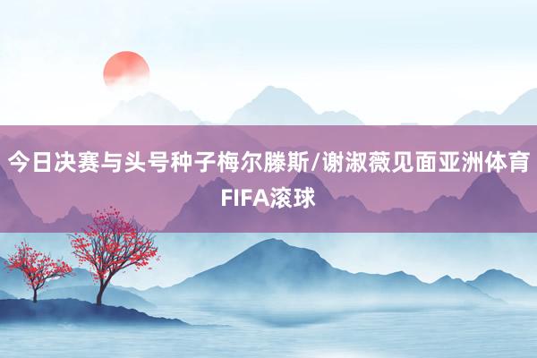 今日决赛与头号种子梅尔滕斯/谢淑薇见面亚洲体育FIFA滚球