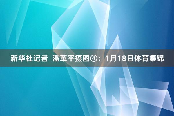 新华社记者  潘革平摄　　图④：1月18日体育集锦